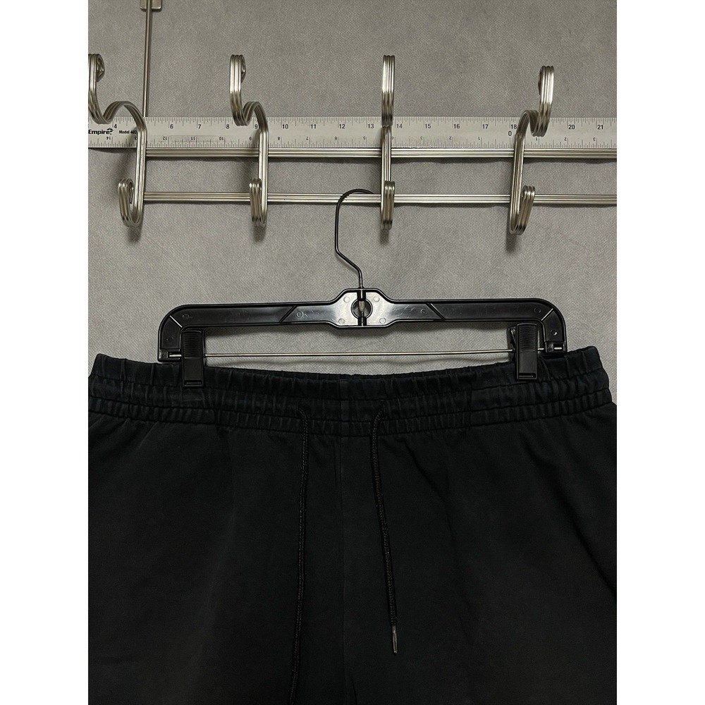 Bear Bottom Shorts Men XL-5.5" Black Terry Gym‎ Active Elastic Waist Performance